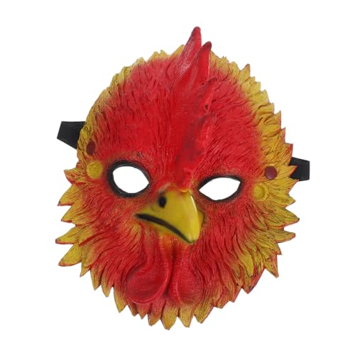 UPKOCH Lustige Leichte Halloween Hühnerkopf Maske Realistische Rooster Cosplay Tiermaske Bequem für Kostüm und Maskenpartys für Karneval Halloween und Fasching UPKOCH Lustige Leichte Halloween Hühnerkopf Maske Realistische Rooster Cosplay Tiermaske Bequem für Kostüm und Maskenpartys für Karneval Halloween und Fasching von UPKOCH