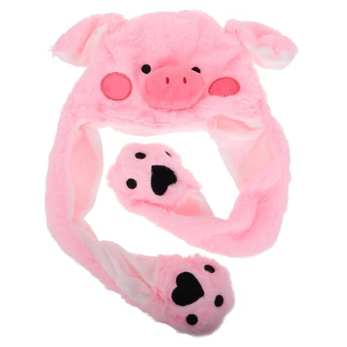 UPKOCH Plüsch Tierhut Mit Beweglichen Ohren Lustiger Pig Hat Für Winter Weihnachten Cosplay Und Partys Unisex Warmem Material Für Und Mädchen UPKOCH Plüsch Tierhut Mit Beweglichen Ohren Lustiger Pig Hat Für Winter Weihnachten Cosplay Und Partys Unisex Warmem Material Für Und Mädchen von UPKOCH