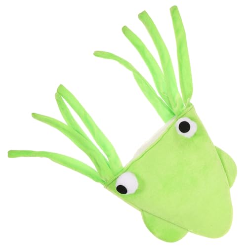 UPKOCH Lustige Squid Hut Cartoon Tiermütze für Partys und Kostüme Perfektes für Festivals und Feiern Grüne UPKOCH Lustige Squid Hut Cartoon Tiermütze für Partys und Kostüme Perfektes für Festivals und Feiern Grüne von UPKOCH