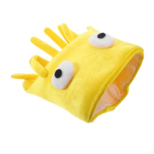 UPKOCH Lustiger Kartoffelhut Pommes Frites Kinderspielzeug Essen Fast Food Kostüm Zylinderhut Für Frauen Thanksgiving Outfit Pommes Kostüm Für Erwachsene Pommes Frites Plüsch von UPKOCH