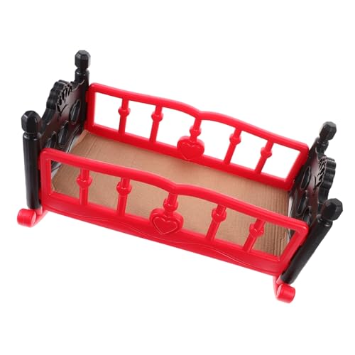 UPKOCH Mädchenspielzeug Mini Mädchenspielzeug Babypuppen Puppenbett Babypuppen Für Babys Kinderspielzeug Puppenhausmöbel Mini Puppenbett Kinderpuppenbett Babypuppenbett Kunststoff Rot UPKOCH Mädchenspielzeug Mini Mädchenspielzeug Babypuppen Puppenbett Babypuppen Für Babys Kinderspielzeug Puppenhausmöbel Mini Puppenbett Kinderpuppenbett Babypuppenbett Kunststoff Rot von UPKOCH