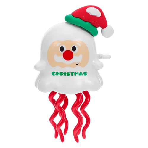 UPKOCH Magisches tanzendes Oktopus-Spielzeug, Weihnachtsmann-Aufziehfigur mit Uhrwerk, für Weihnachtsfeiern, als Geschenktütenfüller, Weihnachtsstrumpffüller für Kinder von UPKOCH