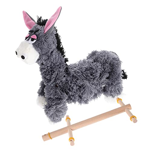 UPKOCH Marionette Tier Puppe aus Plüsch Lustiges Holz Puppenspielzeug für Interaktive Marionette im Tierischen Design für Spiel und Dekoration Graue Puppe von UPKOCH