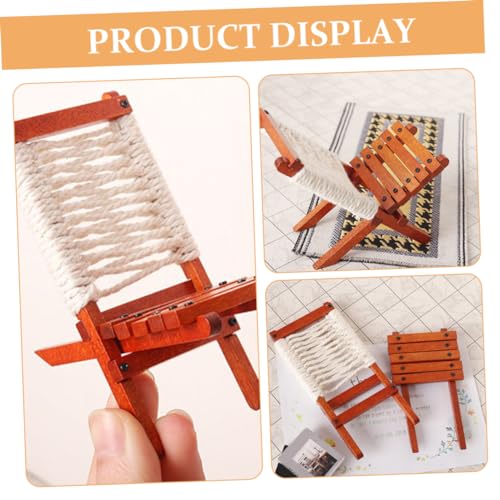UPKOCH Maßstab Abnehmbarer Outdoor Liegestuhl Robustes Material Verarbeitung Leichte Deko für Puppenhaus und Miniatur Szenen UPKOCH Maßstab Abnehmbarer Outdoor Liegestuhl Robustes Material Verarbeitung Leichte Deko für Puppenhaus und Miniatur Szenen von UPKOCH