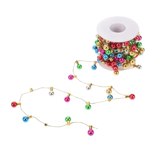 UPKOCH Maßstab Farbige Fake String Lights für Miniaturmöbel Detailreiche Puppenhausbeleuchtung Festliche Dekoration für Miniaturgarten und Bastelprojekte von UPKOCH