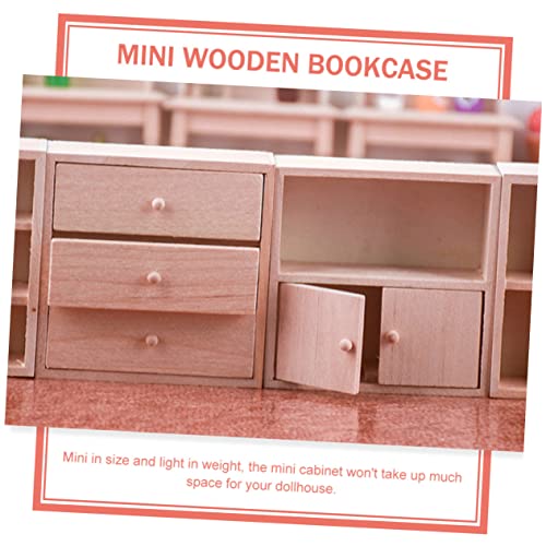 UPKOCH Maßstab Miniaturmöbel für Puppenhaus Dekorativer Mini Holzschrank mit Türen Vielseitig Nutzbar für Puppenhaus Schlafzimmer und Esszimmer Leicht und Platzsparend UPKOCH Maßstab Miniaturmöbel für Puppenhaus Dekorativer Mini Holzschrank mit Türen Vielseitig Nutzbar für Puppenhaus Schlafzimmer und Esszimmer Leicht und Platzsparend von UPKOCH