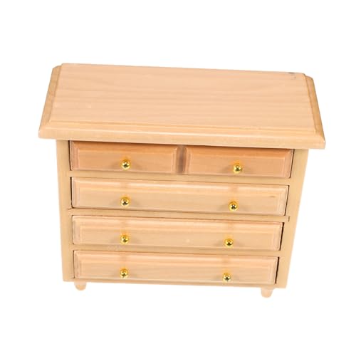 UPKOCH Maßstab Realistische Puppenhaus Möbel Solide Holzkonstruktion Langlebiger Mini Schubladenschrank für Wohnzimmer und Schlafzimmer Zubehör UPKOCH Maßstab Realistische Puppenhaus Möbel Solide Holzkonstruktion Langlebiger Mini Schubladenschrank für Wohnzimmer und Schlafzimmer Zubehör von UPKOCH