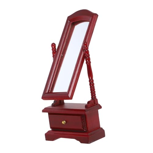 UPKOCH Maßstab Retro Stil Holzfarbe Realistische Miniaturmöbel aus Natürlichem Kompakt und Detailreich für Puppenhausliebhaber von UPKOCH