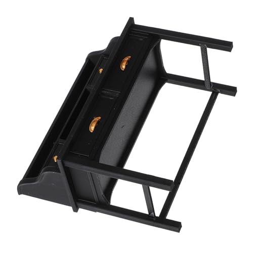 UPKOCH Maßstab Study Desk mit Schublade Realistische Details Schwarz Vintage Stil für Puppenhaus Wohnzimmer Schlafzimmer Bibliothek UPKOCH Maßstab Study Desk mit Schublade Realistische Details Schwarz Vintage Stil für Puppenhaus Wohnzimmer Schlafzimmer Bibliothek von UPKOCH