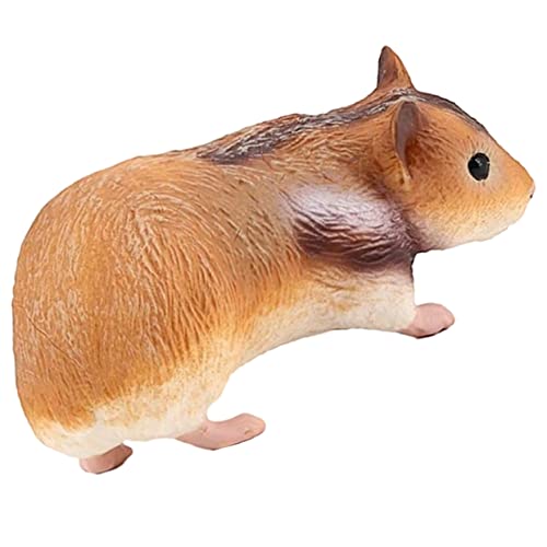 UPKOCH Meerschweinchenmodell kinderspielzeug Kleintiermodell ausgestopfte Tierfiguren Simulation Tiermodell simulierte Tiermodelle Simulation von Tierornamenten Plastik Braun von UPKOCH