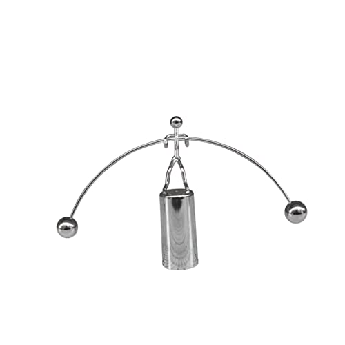 UPKOCH Metallische Ausgleichskugel Figur Schreibtisch Deko Gewichtheber Kreatives Für Büro Und Zuhause Silbern UPKOCH Metallische Ausgleichskugel Figur Schreibtisch Deko Gewichtheber Kreatives Für Büro Und Zuhause Silbern von UPKOCH