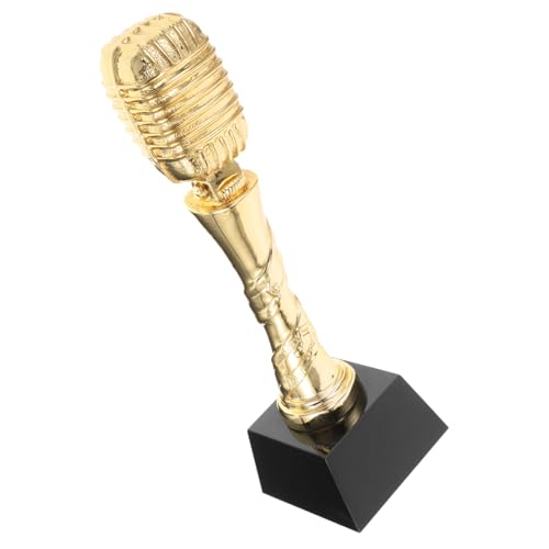 UPKOCH Mikrofon Imitationstrophäe Musik Anerkennungstrophäen Karaoke Requisiten Sängertrophäe Cheer Trophäe Musik Anerkennungspreis Gesangswettbewerbspreise Trophäenpreis Harz UPKOCH Mikrofon Imitationstrophäe Musik Anerkennungstrophäen Karaoke Requisiten Sängertrophäe Cheer Trophäe Musik Anerkennungspreis Gesangswettbewerbspreise Trophäenpreis Harz von UPKOCH
