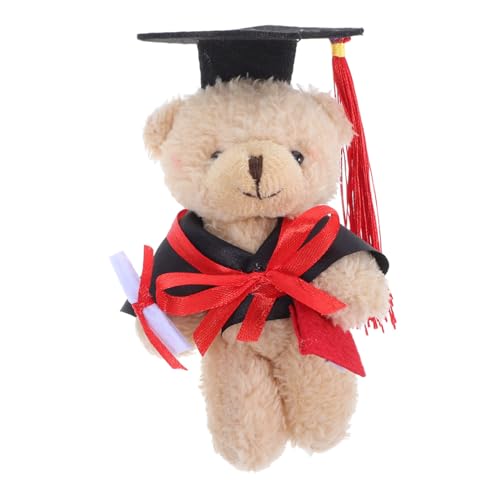 UPKOCH Abschlussbär Puppe Weicher Plüsch-minibär Mit Mütze Zum Abschluss Für Ihn Plüschkarte Abschluss Vorschule UPKOCH Abschlussbär Puppe Weicher Plüsch-minibär Mit Mütze Zum Abschluss Für Ihn Plüschkarte Abschluss Vorschule von UPKOCH