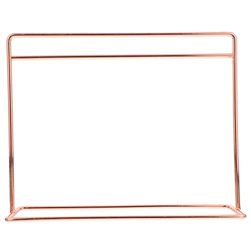 UPKOCH Mini-Aufhänger Puppe Miniatur Zubehör klein Mädchen Display Dollhouse Furniture Kleidung aufbewahrung Mini-Kleiderständer für Bügeleisen Mini-Bügeleisen-Rack-Modelle Golden von UPKOCH