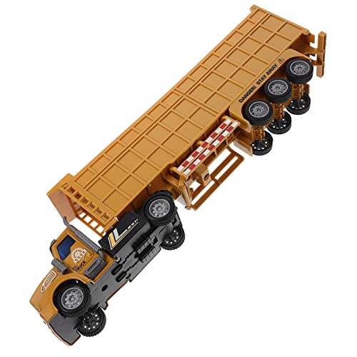 UPKOCH Mini Container Truck Modellspielzeug für Realistische Ingenieurfahrzeug Simulation für Autoliebhaber und Sammler Lehrreiches für Draußen von UPKOCH