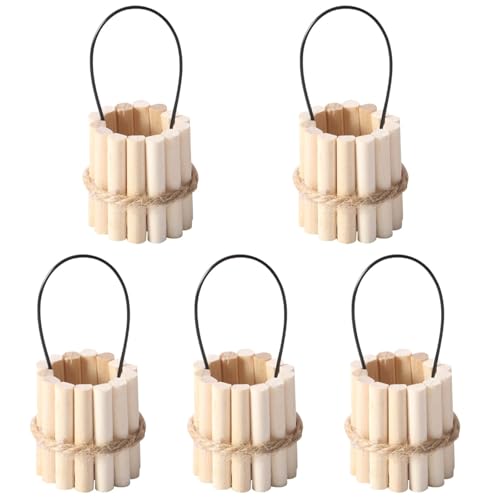 UPKOCH Mini-Eimer Miniatur-Zubehör Miniatur-Wassereimer Desktop-Dekoration Puppenhauszubehör Kinderspielzeug aus Holz simulierter Wassereimer UPKOCH Mini-Eimer Miniatur-Zubehör Miniatur-Wassereimer Desktop-Dekoration Puppenhauszubehör Kinderspielzeug aus Holz simulierter Wassereimer von UPKOCH