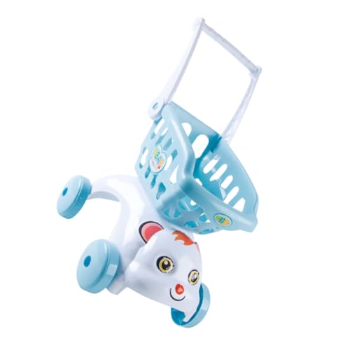 UPKOCH Mini Einkaufswagen Für Simulation Supermarkttrolley Aus Robustem Kunststoff Fördert Rollenspiel Und Kreativität Für Jungen Und Jahren von UPKOCH
