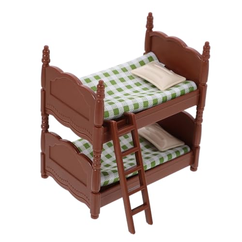 UPKOCH Mini Etagenbett Kinderspielzeug Schlafzimmer Miniatur Etagenbett Möbel Winziges Mini Hauszubehör Miniatur Bett Etagenbett Für Puppen Mini Bett Babypuppen UPKOCH Mini Etagenbett Kinderspielzeug Schlafzimmer Miniatur Etagenbett Möbel Winziges Mini Hauszubehör Miniatur Bett Etagenbett Für Puppen Mini Bett Babypuppen von UPKOCH