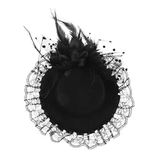 UPKOCH Mini Fascinator Hut mit Kleiner Teehut Haarklammer Damen Haar Accessoire für Geburtstag Party Tanz Sicherer Langlebig Einzigartige Kopfbedeckung Geschenkidee von UPKOCH