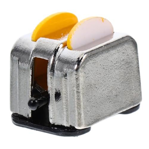 UPKOCH Mini Geschirr Mini Toaster Legierung Ornament Kleine Haushaltsgeräte Miniatur Brotbackautomat UPKOCH Mini Geschirr Mini Toaster Legierung Ornament Kleine Haushaltsgeräte Miniatur Brotbackautomat von UPKOCH