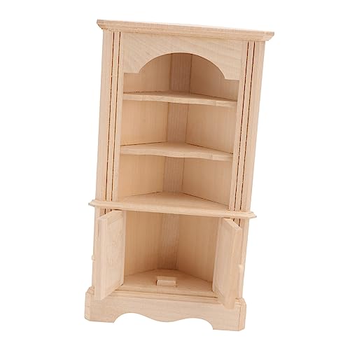UPKOCH Mini Haus Möbel Dreieckschrank Modell mit Beweglichen Türen Handgefertigtes Holz Kleines Puppenhaus Zubehör Dekorativer Miniatur Schrank für Sammler UPKOCH Mini Haus Möbel Dreieckschrank Modell mit Beweglichen Türen Handgefertigtes Holz Kleines Puppenhaus Zubehör Dekorativer Miniatur Schrank für Sammler von UPKOCH