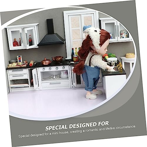 UPKOCH Mini Holz Möbel Teilig Puppenhaus Küche Weiß Miniatur Puppenhausmöbel DIY Basteln Dekoration für Erwachsene UPKOCH Mini Holz Möbel Teilig Puppenhaus Küche Weiß Miniatur Puppenhausmöbel DIY Basteln Dekoration für Erwachsene von UPKOCH