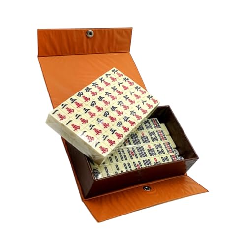 UPKOCH Mini Mahjong Tragbares Chinesisches Familienspiel Reise Freizeitspielzeug mit Stabilem Material und Kompletter Ausstattung für Unterwegs und Partys UPKOCH Mini Mahjong Tragbares Chinesisches Familienspiel Reise Freizeitspielzeug mit Stabilem Material und Kompletter Ausstattung für Unterwegs und Partys von UPKOCH