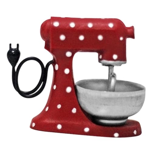 UPKOCH Mini-Mixer Spielküchenzubehör Miniatur-küchengerät Miniaturspielzeug Kleines Küchengerät Kleine Küche Miniatur-zubehör Mini-küche Küchenspielzeug Kleiner Küchenmixer Eisenblech von UPKOCH