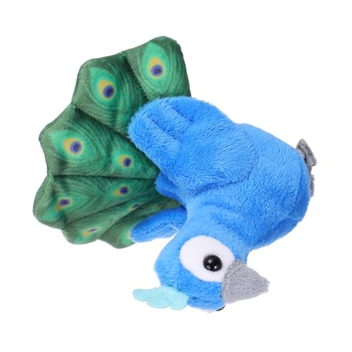 UPKOCH Mini Peacock Finger Puppet Toy Storytelling Tierhandpuppe Plüschfamilie Fingerpuppen Für Lustige Ansprechende Geschichtenerzählen Aktivitäten von UPKOCH