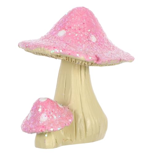 UPKOCH Miniatur-pilzdekor Kleine Pilze Aus Harz Mini-pilzfiguren Für Puppenhäuser Dekoration Künstliche Gartenpilze Für Mikrolandschaften Bastelpilze Miniaturpilze Als von UPKOCH