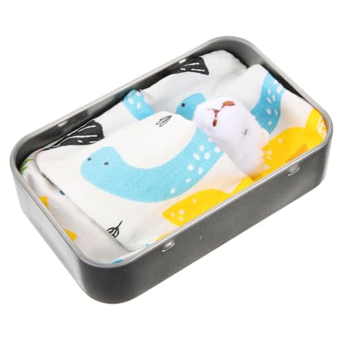 UPKOCH Mini Plüschbär in Geschenkbox Süßes Kleines Kuscheltier für Mädchen für Freunde und Familie Dekorativ für Büro und Zuhause Verarbeitet Perfektes für Besondere Anlässe von UPKOCH