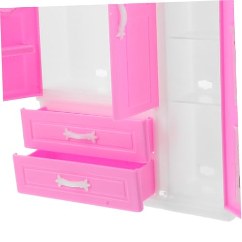 UPKOCH Mini Princess Garderobe Puppenhaus Kleiderschrank Miniatur-Puppenstubenmöbel Stellen Sie Sich vor, Sie Requisiten Mini-Kleiderschrank Schlafzimmermöbelzubehör Plastik Rosa UPKOCH Mini Princess Garderobe Puppenhaus Kleiderschrank Miniatur-Puppenstubenmöbel Stellen Sie Sich vor, Sie Requisiten Mini-Kleiderschrank Schlafzimmermöbelzubehör Plastik Rosa von UPKOCH