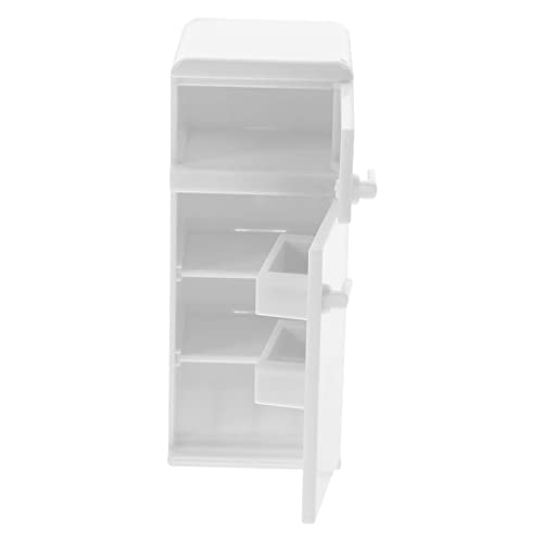 UPKOCH Mini Schlafzimmer Zubehör Miniatur Kühlschrank Mini Kühlschrank Puppenhaus Miniaturen Miniatur Dinge Puppenhaus Miniaturen Mini Kühlschrank Miniatur Zubehör Weißer von UPKOCH