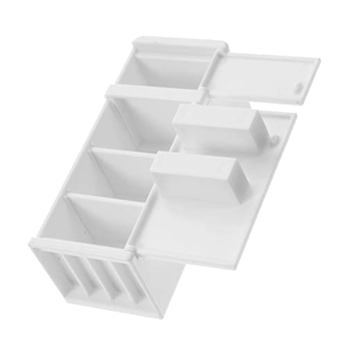 UPKOCH Miniaturmodell Miniaturpuppenkühlschrankmöbel Minihauseinrichtung Weißer Minikühlschrank Spielzeug von UPKOCH