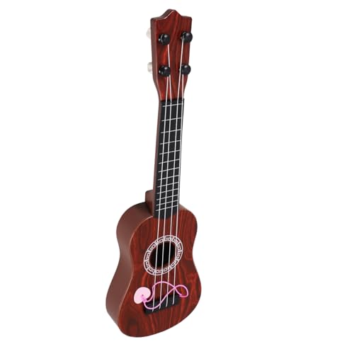 UPKOCH Mini Simulationsgitarre Mini Gitarre Kleinkindgitarre Gitarren Für Kleinkind Musikinstrumente Kindergitarre Kindergitarrenspielzeug Kleinkind Ukulele Modell von UPKOCH
