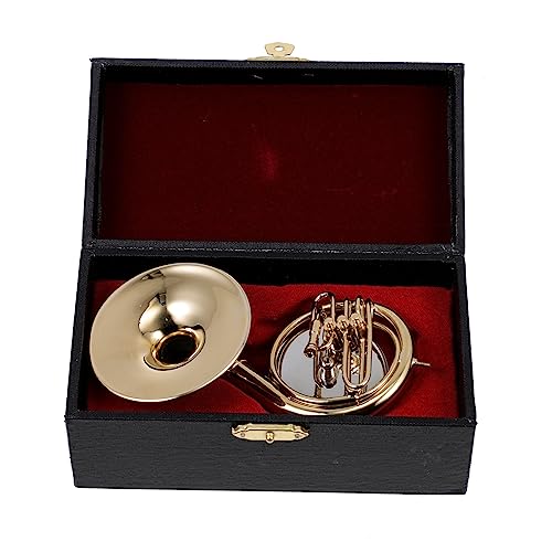 UPKOCH Mini Sousaphon Modell Vergoldetes Musikinstrument Ornament aus Realistische Simulation für Indoor Desktop Dekoration für Musikliebhaber Stilvolle Wohn und Bürodekoration von UPKOCH