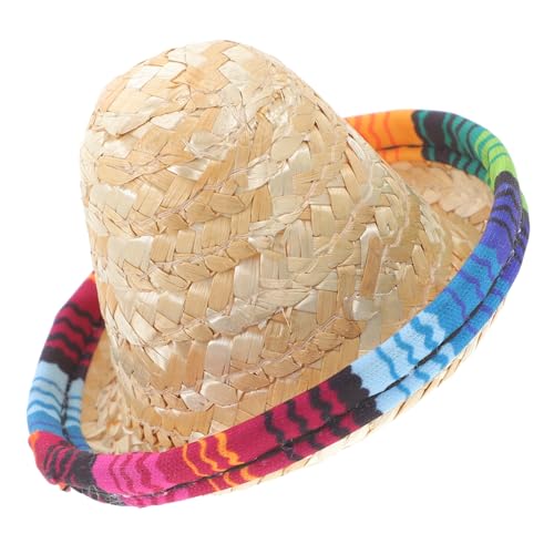 UPKOCH Mini Strohhut für Puppen und Haustiere Leichter Vielseitiger Miniatur Hut als Weinflaschen Dekoration und Puppenzubehör Kompakt Dekorativ für Geburtstage und Feiern UPKOCH Mini Strohhut für Puppen und Haustiere Leichter Vielseitiger Miniatur Hut als Weinflaschen Dekoration und Puppenzubehör Kompakt Dekorativ für Geburtstage und Feiern von UPKOCH