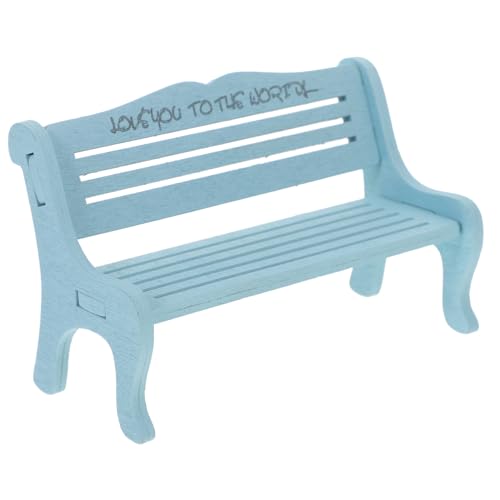 UPKOCH Mini Stuhl Dekoration Puppenhausmöbel Puppenmöbel Puppenhauszubehör Puppenzubehör Puppenhausmöbel Miniaturmöbel Miniaturbank Minibank Holz Blau UPKOCH Mini Stuhl Dekoration Puppenhausmöbel Puppenmöbel Puppenhauszubehör Puppenzubehör Puppenhausmöbel Miniaturmöbel Miniaturbank Minibank Holz Blau von UPKOCH