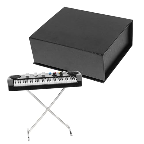 UPKOCH Mini-Keyboard Musikinstrument Holz Kinderspielzeug Puppenhaus Dekoration Ornament Zufälliger Stil UPKOCH Mini-Keyboard Musikinstrument Holz Kinderspielzeug Puppenhaus Dekoration Ornament Zufälliger Stil von UPKOCH