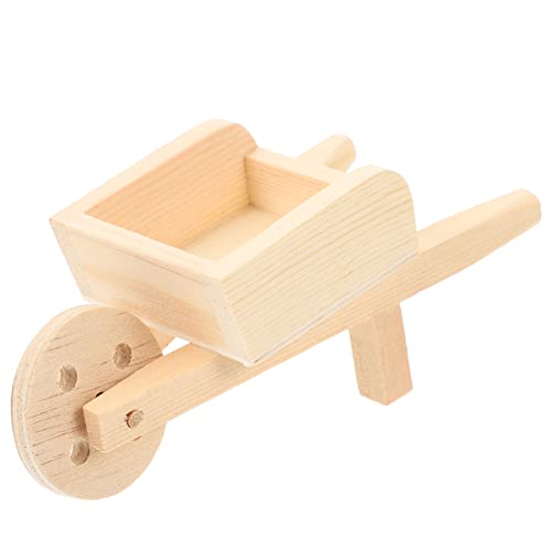 UPKOCH Miniatur-schubkarrenmodelle Dekorativer Wagen Für Den Garten Und Pädagogisches Spielzeug von UPKOCH