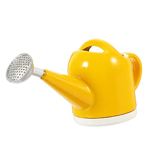 UPKOCH Mini Wasserkocher Puppenhaus Wasserkocher Pflanzenbewässerungskessel Miniatur Gartengießtöpfe Kleiner Gießkessel Aus Eisen Mikro Gießkannen Kleiner Gießkessel Puppenhaus von UPKOCH