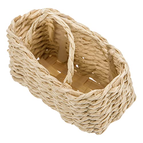 UPKOCH Mini-gewebekorb, Miniatur-aufbewahrungskorb, Kleines, Dekoratives Zubehör von UPKOCH