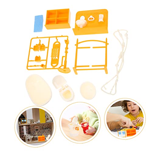 UPKOCH Miniatur Badezimmer Puppenhaus Möbel mit Badewanne und Toilette Miniaturmöbel für Dekoratives Mini Badezimmer Zubehör für Puppenhäuser Leicht und Stabil UPKOCH Miniatur Badezimmer Puppenhaus Möbel mit Badewanne und Toilette Miniaturmöbel für Dekoratives Mini Badezimmer Zubehör für Puppenhäuser Leicht und Stabil von UPKOCH