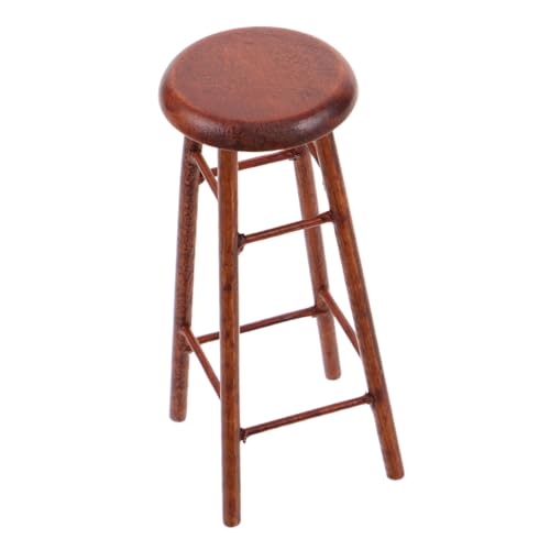 UPKOCH Miniatur Barhocker Holz Rundes Hocker Modell Detailgetreuer DIY Puppenhaus Stuhl Robustes Möbel Accessoire für Puppenhaus Küche Flexible Dekoration für Miniatur-szenen UPKOCH Miniatur Barhocker Holz Rundes Hocker Modell Detailgetreuer DIY Puppenhaus Stuhl Robustes Möbel Accessoire für Puppenhaus Küche Flexible Dekoration für Miniatur-szenen von UPKOCH