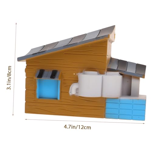 UPKOCH Miniatur Bauernhof Modell Realistische Haus und Garten Deko Langlebiges Lernspielzeug Detailreiches Puppenhaus Zubehör für Kinderzimmer DIY Micro Landschaftsschmuck von UPKOCH