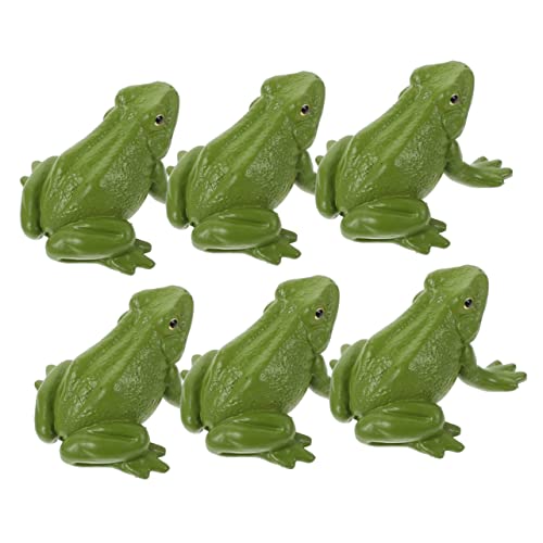 UPKOCH Miniatur Frosch Figuren Lustige Frosch Statuten Für Frösche Für Kreative Dekoration Und Sammlungen Ideal Als Und Für Garten Deko UPKOCH Miniatur Frosch Figuren Lustige Frosch Statuten Für Frösche Für Kreative Dekoration Und Sammlungen Ideal Als Und Für Garten Deko von UPKOCH