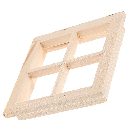 UPKOCH 12 Miniatur Holzfenster Für Puppenhaus Kreatives Fenster Ornament Für Puppenzubehör Und Kleine öbel Dekorationen UPKOCH 12 Miniatur Holzfenster Für Puppenhaus Kreatives Fenster Ornament Für Puppenzubehör Und Kleine öbel Dekorationen von UPKOCH