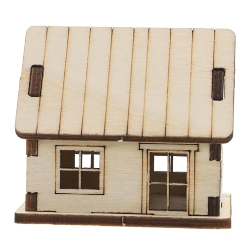 UPKOCH Miniatur Holzhaus Bausatz Unvollendetes Rustikales Puppenhaus Modell DIY Bastelset für Erwachsene Lernspielzeug Koordination und Problemlösung Geschenkidee UPKOCH Miniatur Holzhaus Bausatz Unvollendetes Rustikales Puppenhaus Modell DIY Bastelset für Erwachsene Lernspielzeug Koordination und Problemlösung Geschenkidee von UPKOCH