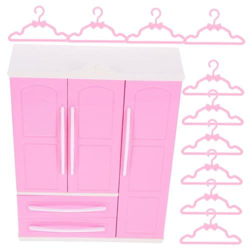 UPKOCH Miniatur Kleiderschrank mit Kleiderbügeln Stabile Puppen Garderobe Glatte Oberfläche Puppenzubehör für Puppenhaus Dekoration und Aufbewahrung UPKOCH Miniatur Kleiderschrank mit Kleiderbügeln Stabile Puppen Garderobe Glatte Oberfläche Puppenzubehör für Puppenhaus Dekoration und Aufbewahrung von UPKOCH