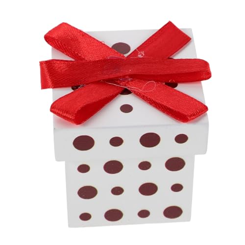 UPKOCH Miniatur-Pakete Aus Holz Im Maßstab 1:12, Simulation Von Mini-weihnachtsgeschenkboxen, Puppenhaus, Verpackte, Zubehör, Winzige Sachen, Feengarten-, von UPKOCH